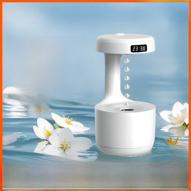 Anti-Gravity Water Humidifier – LED Smart Mist Maker for Home